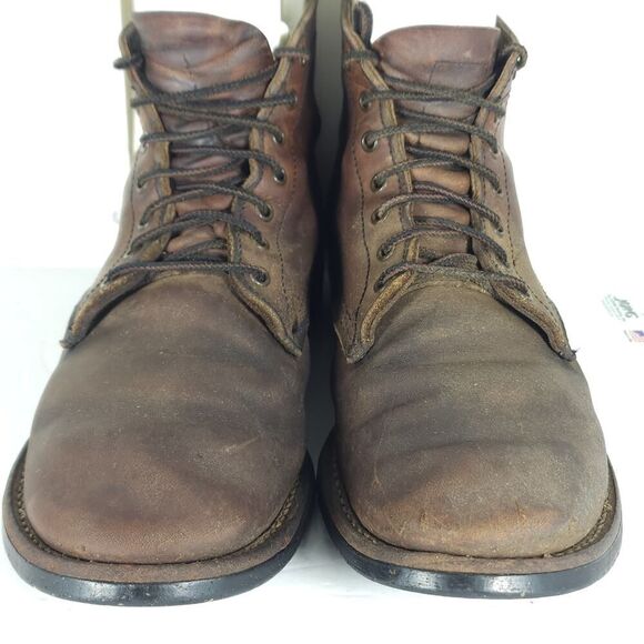 Red Wing Men\'s Merchant 8064 US10 Amber Brown Leather Lace-Up Boots BMade in USA main image 14